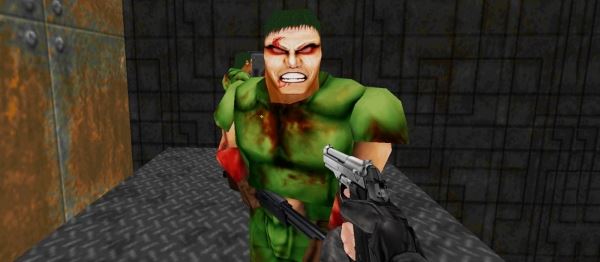 Первую Doom показали с 3D-графикой. Моддер заменил все 2D-спрайты на воксельные трёхмерные модели
